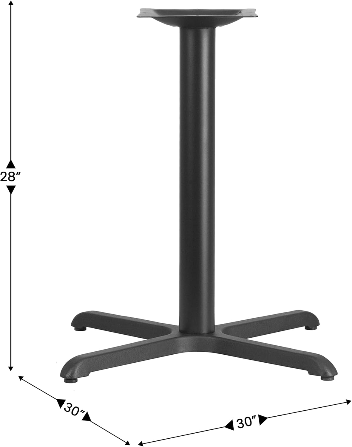 Flash Furniture 30x30 in Restaurant Table Base