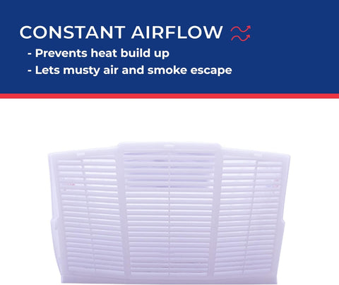 MAXXAIR FANMATE 00-955001 RV Fan and Vent Cover, White