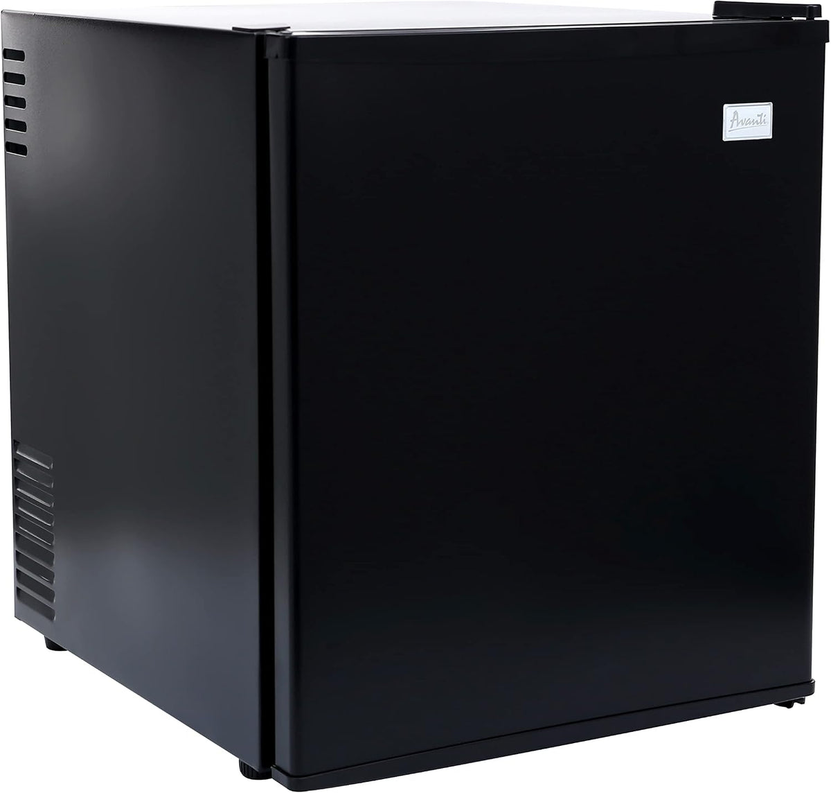 Avanti Mini Fridge Superconductor Commercial Compact Refrigerator for Hotel, Home Office or Dorm, Auto Defrost with Reversible Door, 1.7-Cu.Ft., Black