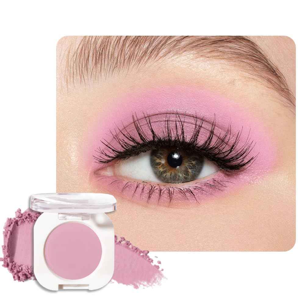 Pink Matte Eyeshadow, Light Peach Single Eye Shadow
