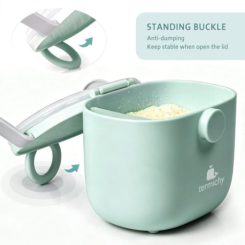 Termichy Baby Formula Dispenser for Travel: Portable Container with Scoop