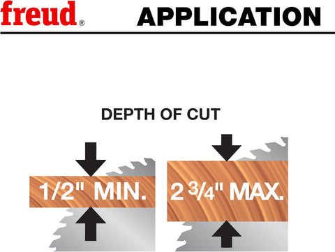 Freud LU88R010: 10" Thin Kerf Fine Finish Crosscut Blade