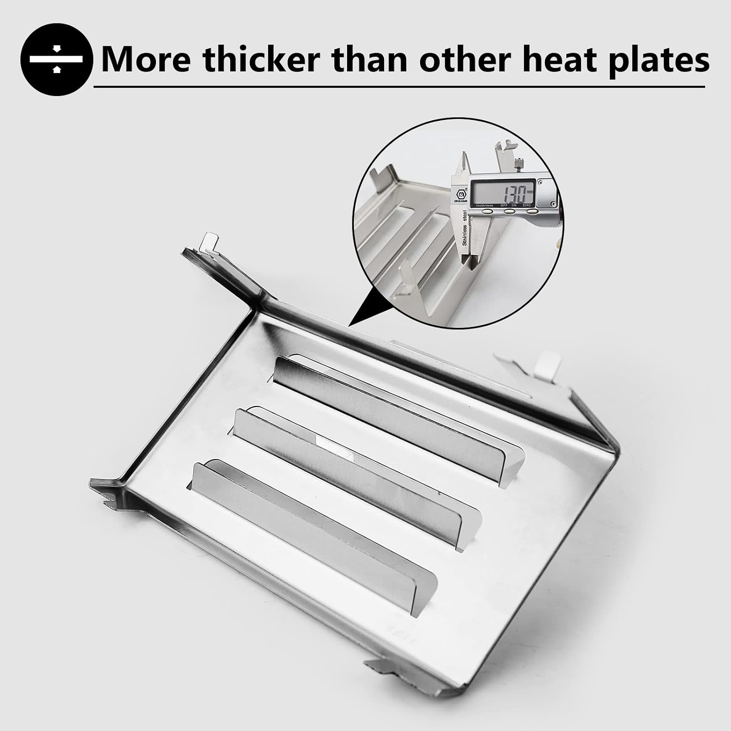 67060 Heat Deflector for Weber Spirit II 200 & 300 Series Grills (2017 and Newer), Replacement Part for Spirit II E210 E220 E310 S210/220 S310, Stainless Steel Heat Deflector for Weber Spirit 2 Parts