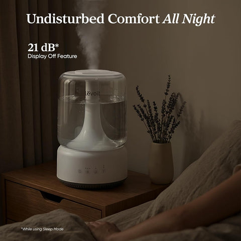 Levoit Humidifiers for Bedroom 4.2L Top Fill for Large Room, NeoClassic 450