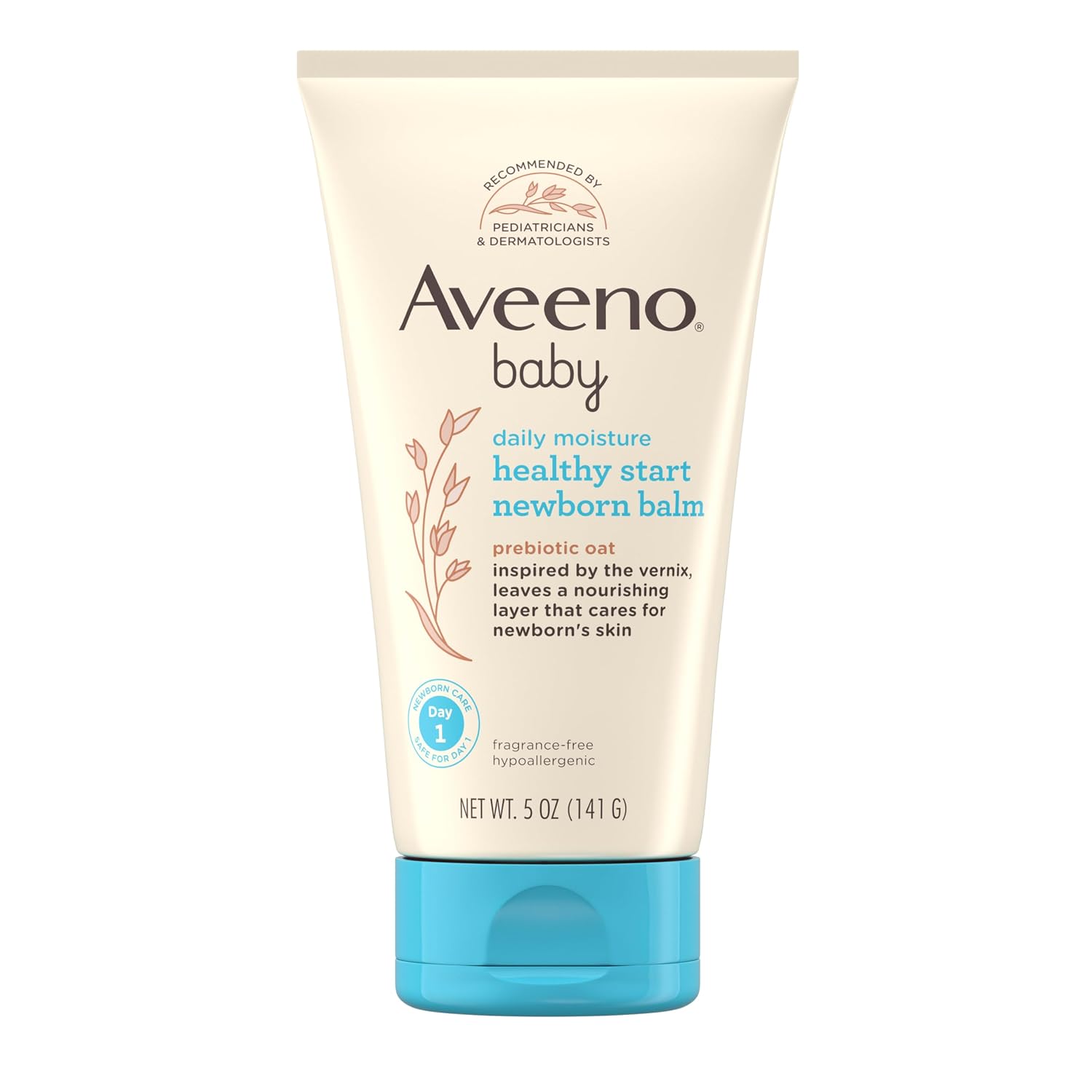Aveeno Baby Healthy Start Newborn Balm, Fragrance-Free, 5 oz