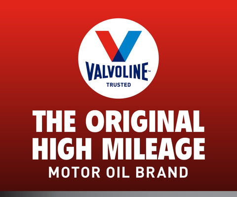 Valvoline Full Synthetic High Mileage with MaxLife Technology SAE 5W-30 Motor Oil 1 QT, Case of 6