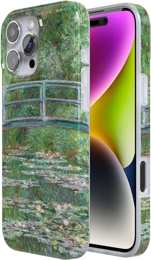 Casely iPhone 16 Pro Case | Monet's Bridge | The Met Museum | Compatible with MagSafe | Classic Ultra Slim Design