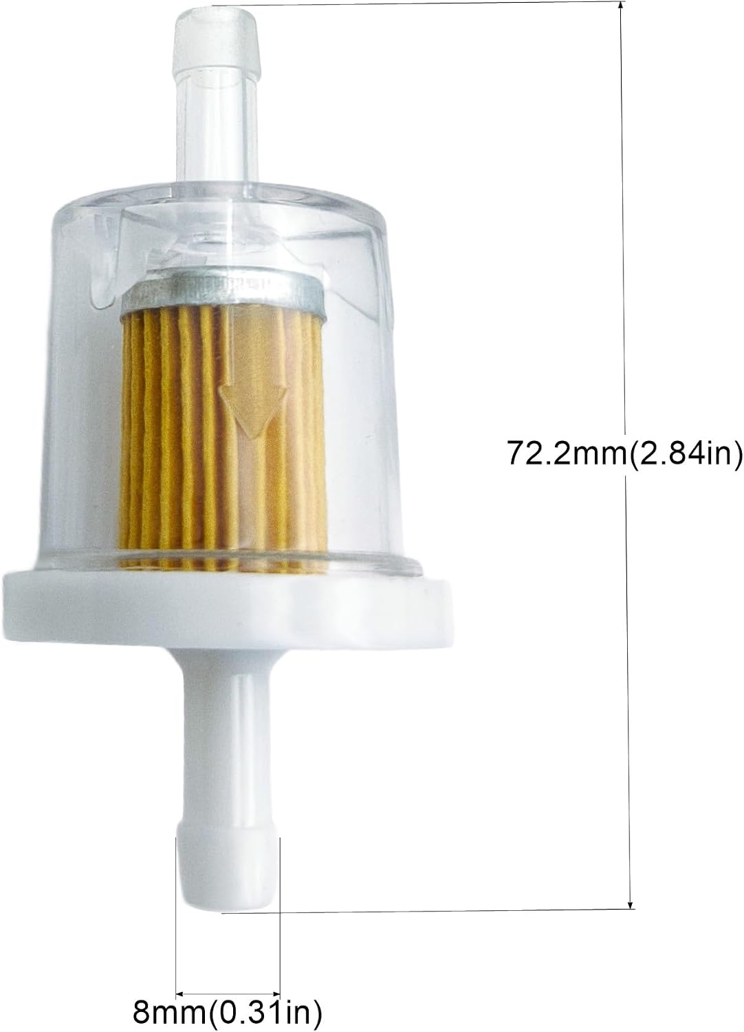Strongthium 691035 493629 1/4" 40 Micron Inline Fuel Filter Kit