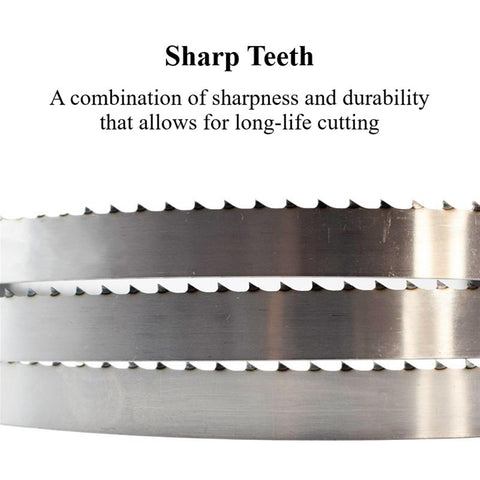 ZXHFSH Band Saw, 1 Piece 2240x6.35x0.35mm Bandsaw Blade 88-1/4''x1/4"" x0.014 6 TPI Woodworking Band Saw Blades for Non-Ferrous Metals Plastic, 170820
