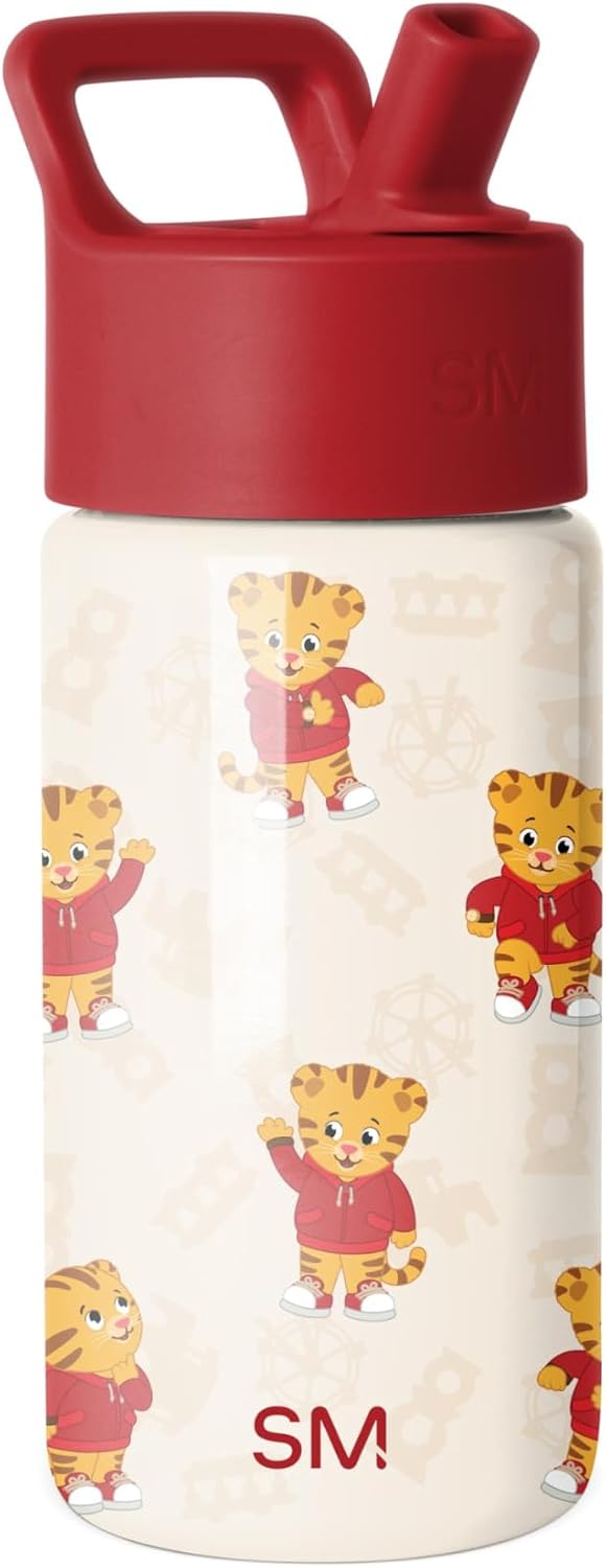 Simple Modern Daniel Tiger Kids Water Bottle & Toddler Cup | 14oz