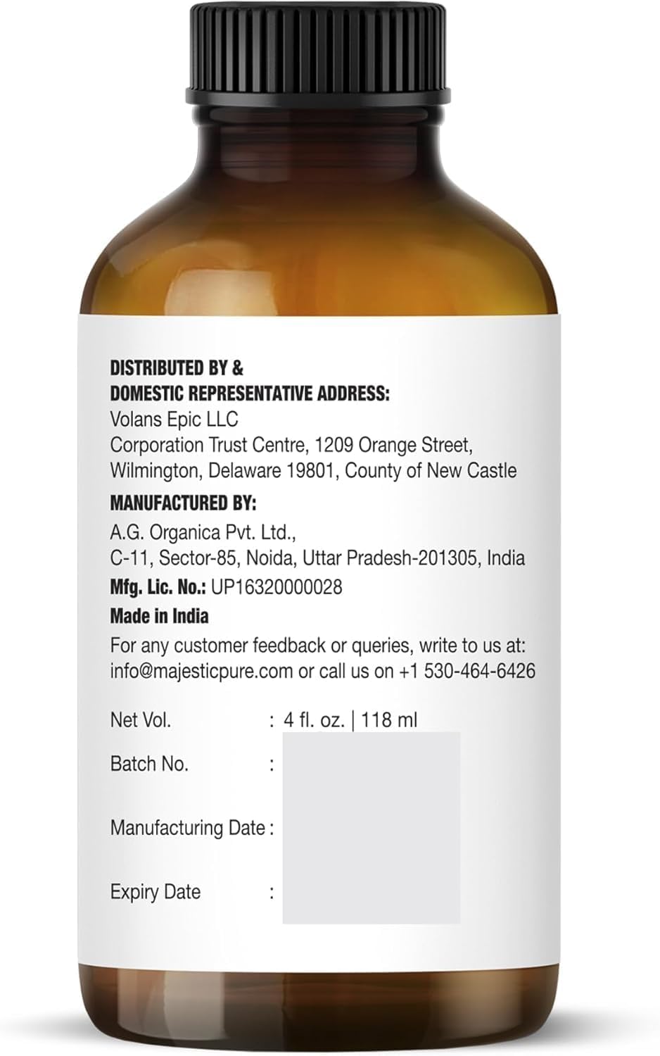 Majestic Pure Lavender Essential Oil for Diffuser - 4 Fl Oz