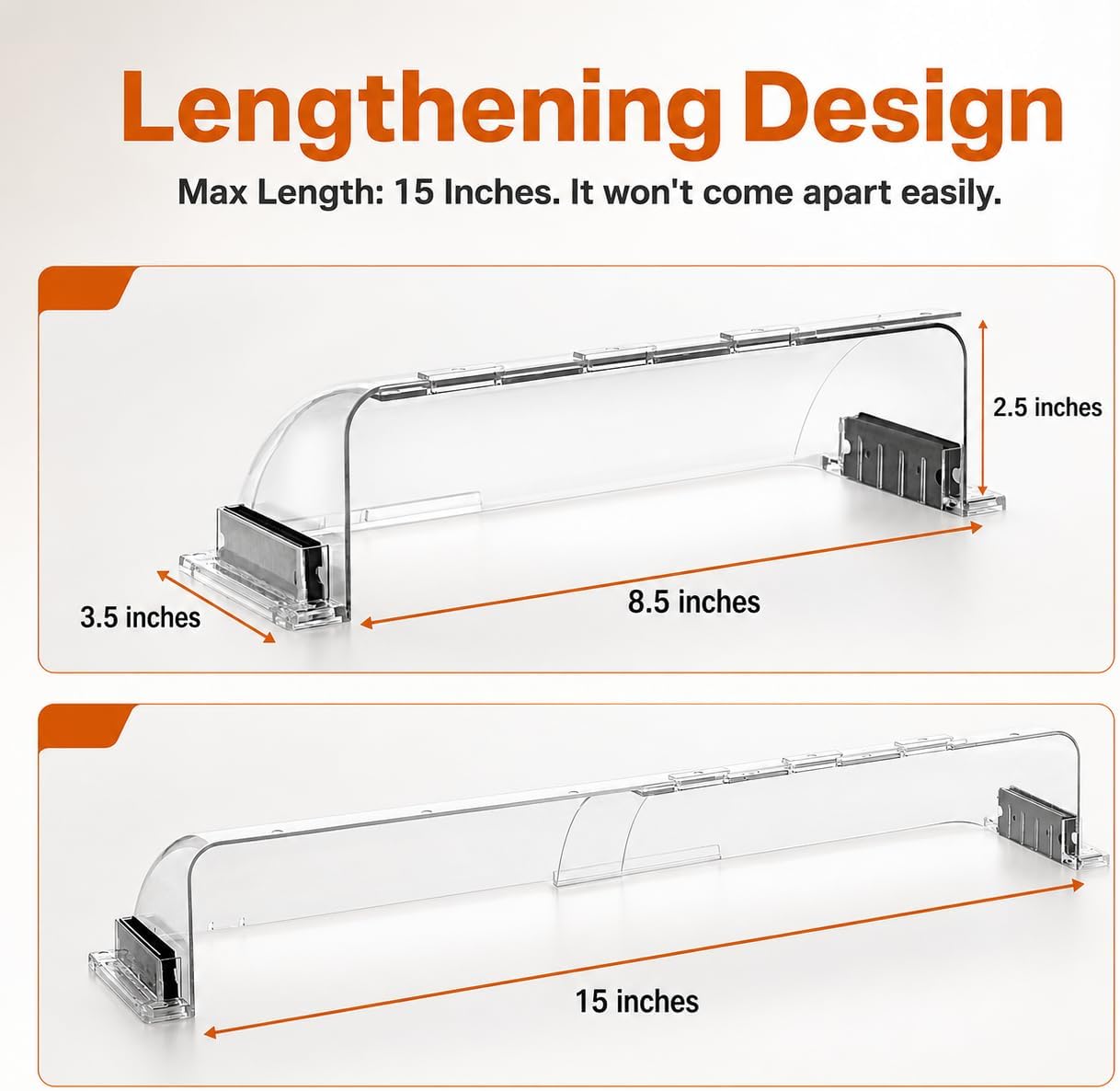 2 Pack Air Vent Deflector, Adjustable Magnetic Heat Deflector for Vents