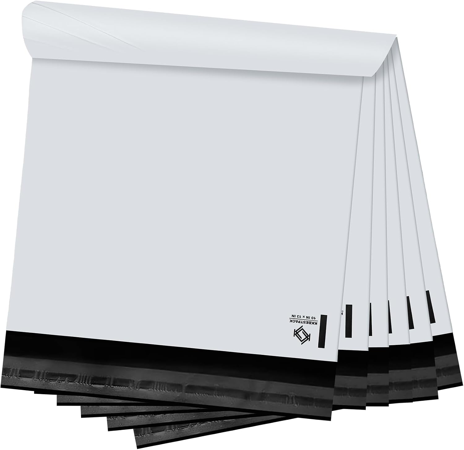 KKBESTPACK White Poly Mailers 9x12 in, Mailing Envelopes, 100 Pcs