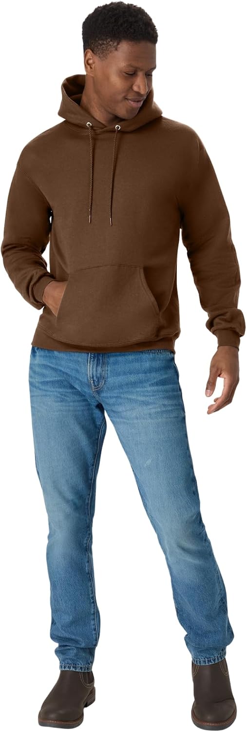 Hanes Men's Hoodie - EcoSmart Fleece Hooded Sweatshirt for Men & Women - Midweight Fleece - Big & Tall Available