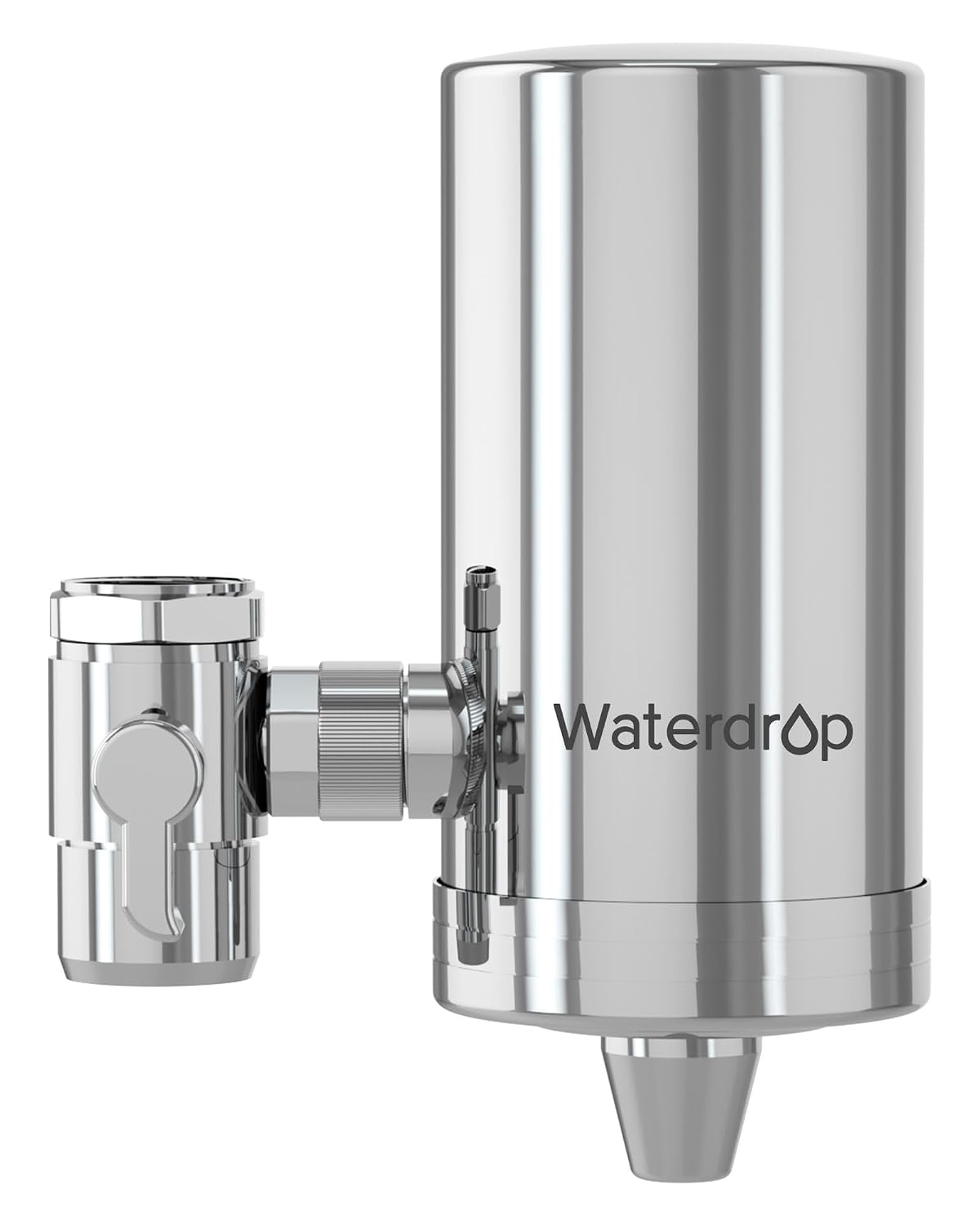 Waterdrop FC-06 Water Filter for Sink Faucet, 360° Rotating Stainless Steel
