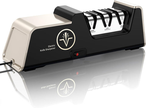 VIDOME Professional Electric Knife Sharpener, Champagne Gold