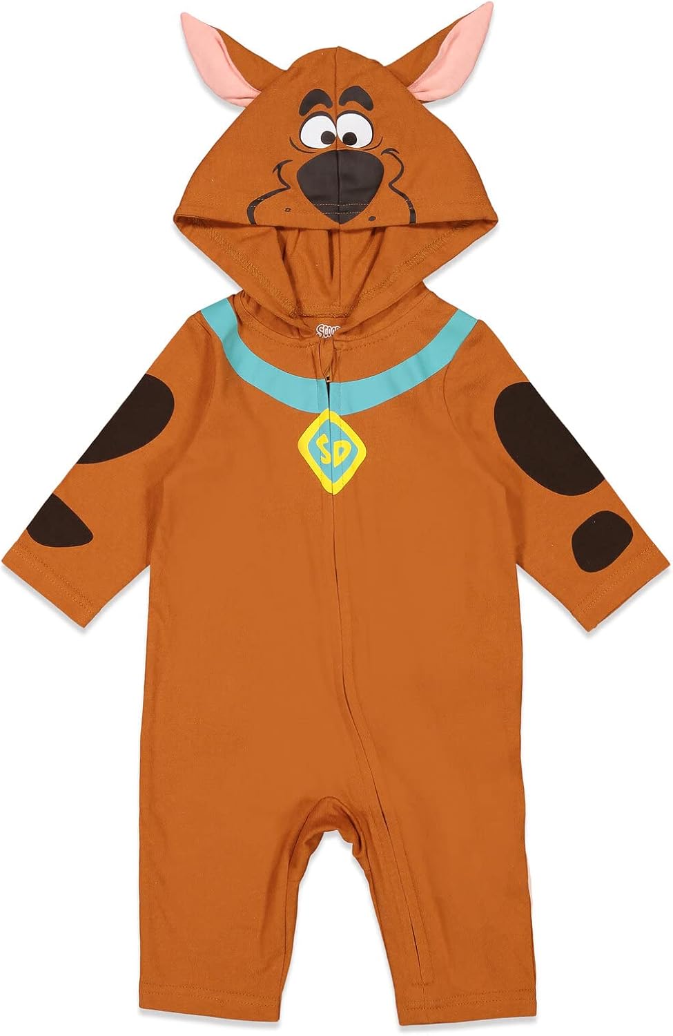 Scooby-Doo! Zip Up Cosplay Coverall Newborn to Adult Sizes (0-6 Months - 2XL)