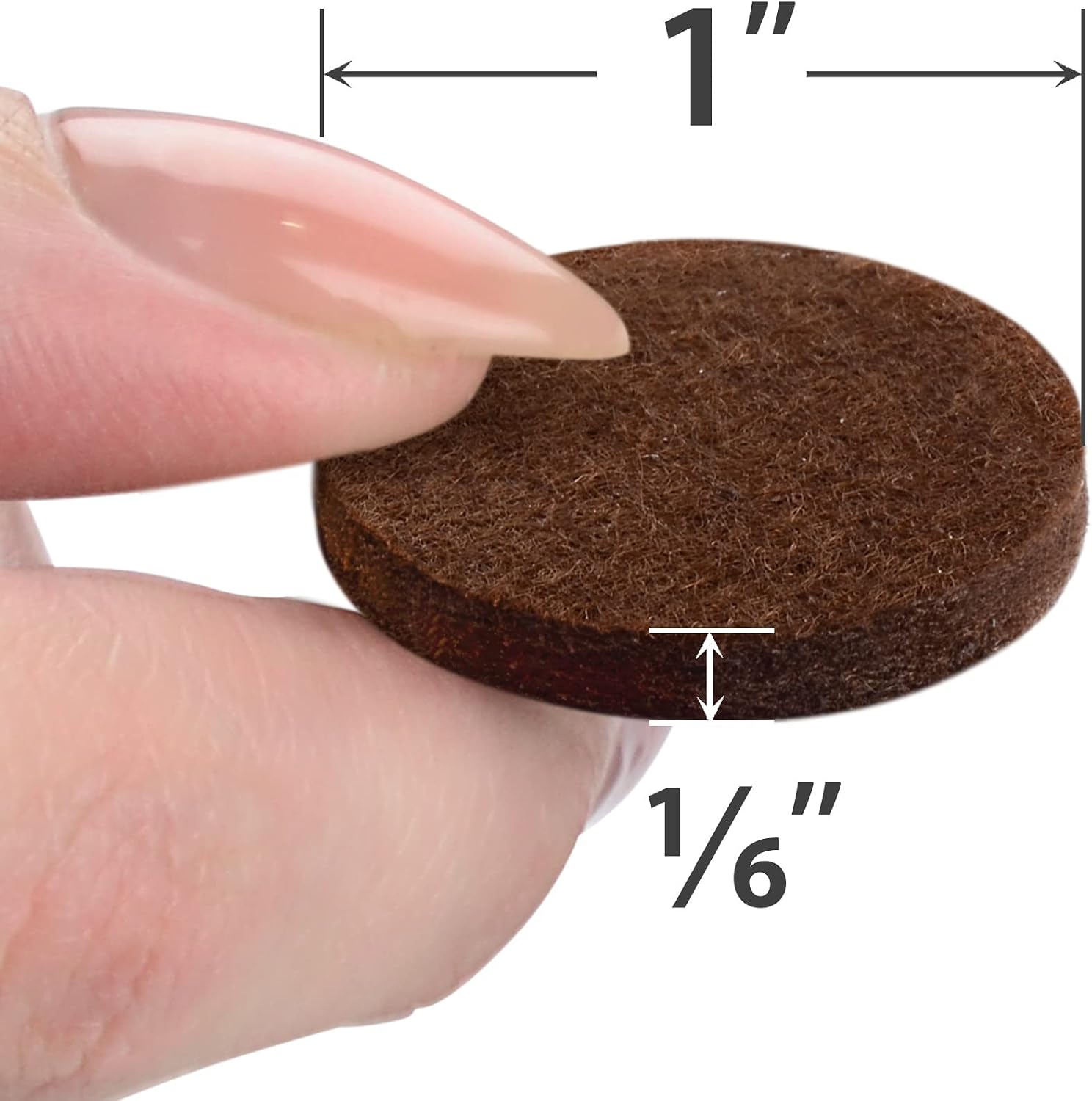 Felt Furniture Pads X-PROTECTOR - 48 Premium Floor Protector Chair Felts