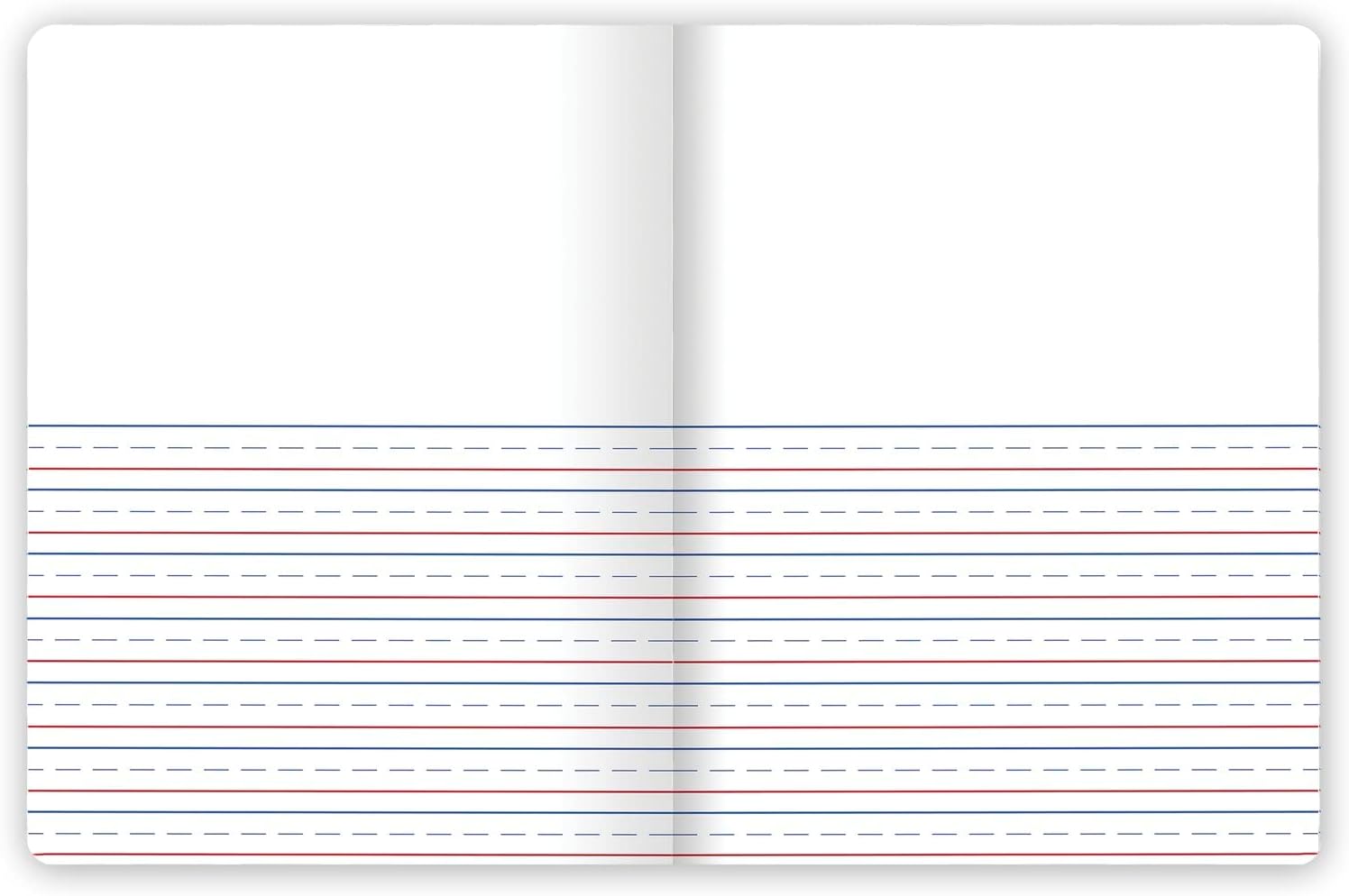 Mead Primary Journal Creative Story Tablet Composition Notebook, 7.5" x 9.75", Grades K-2, 100 Sheets, Blue (09554)