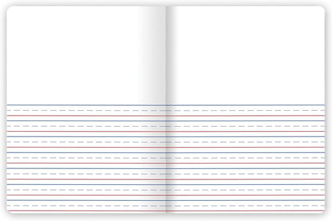 Mead Primary Composition Book, Primary Ruled Journal, Grades K-2, 7-1/2" x 9-3/4", 100 Sheets per Comp Book, Colors Will Vary, 12 Pack (610054-ECM)