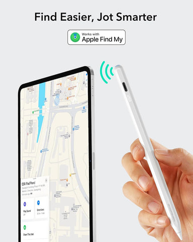 ESR Geo Digital iPad Pencil for iPad 2018-2026, Find My, Easy Shortcuts