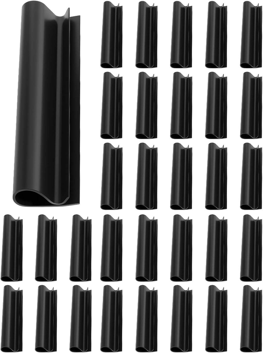 60 Pcs 4.7" Winter Pool Cover Clips Closing Kit for Above Ground
