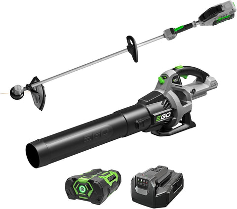 EGO Power+ 56-Volt 15" String Trimmer & 530 CFM Blower Combo Kit with 2.5Ah Battery and 210W Standard Charger, ST1502LB