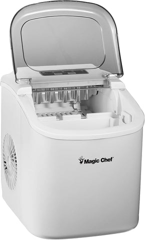 27 lb. Portable Countertop Ice Maker in White