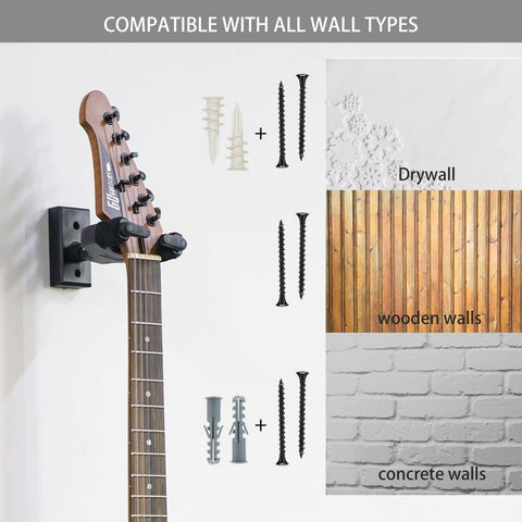 Sondery Wall Mount Hanger Auto Lock Adjustable for Guitar Bass Mandolin