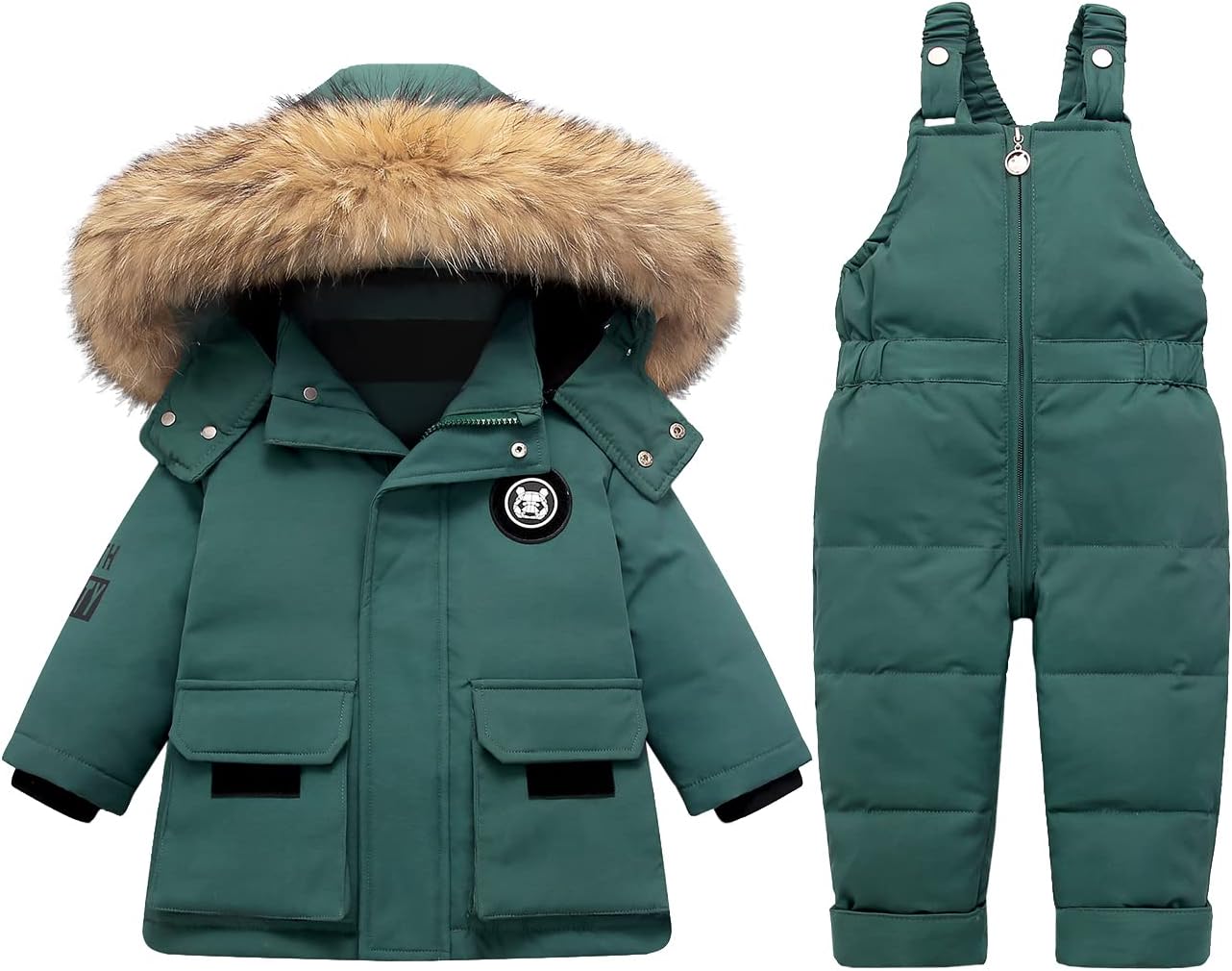 Boy Snow Pant Jacket Toddler Girl Snowsuit Winter Clothes Snow Bib Kid Coat