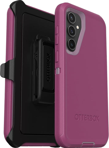 OtterBox Galaxy S23 FE (Only) - Defender Series Case - Morning Sky (Pink) - Rugged & Durable - with Port Protection - Holster Clip Included - Non-Retail Packaging