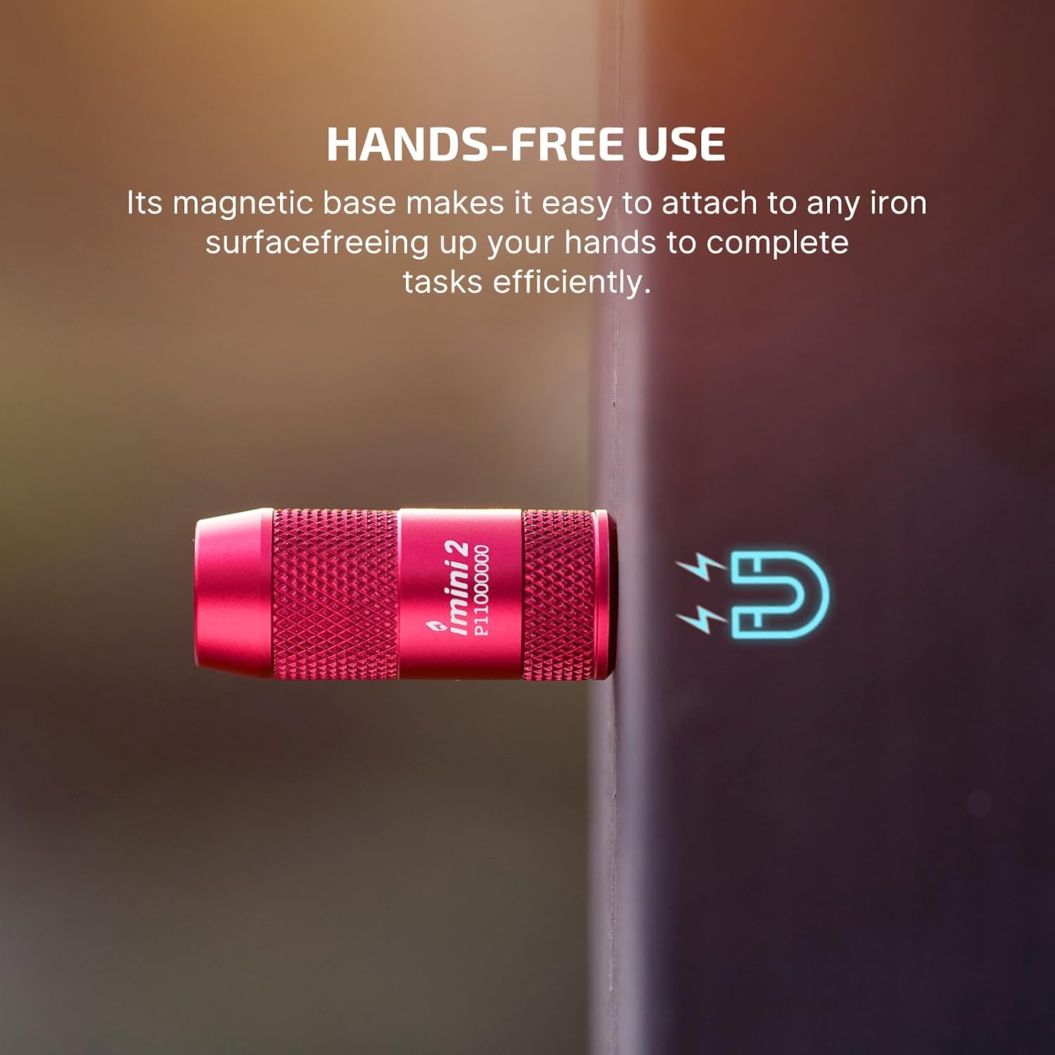OLIGHT IMINI 2 Rechargeable EDC Keychain Mini Flashlight Passionate Red