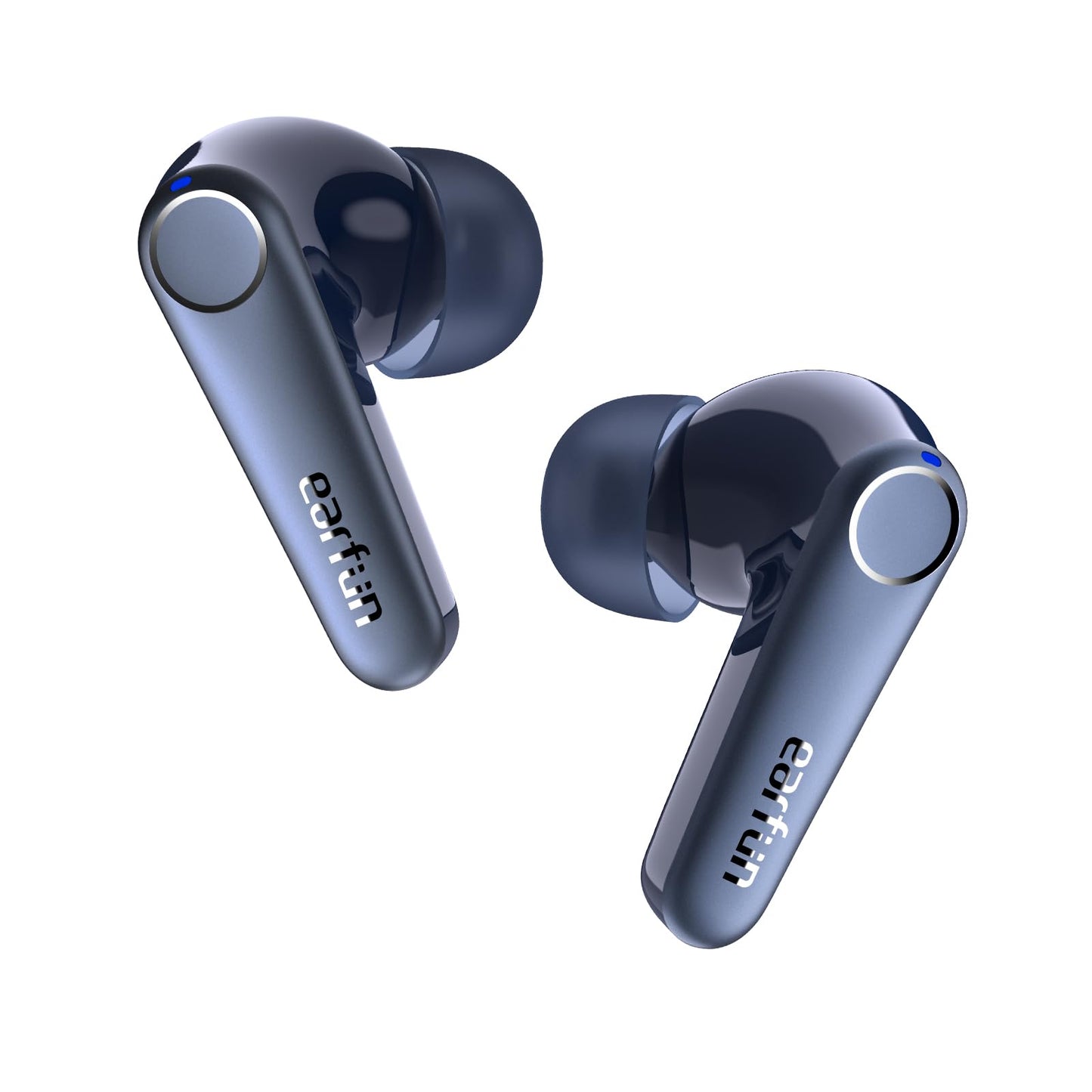 EarFun Air Pro 3 Noise Cancelling Wireless Earbuds, Qualcomm® aptX™ Adaptive Sound, 6 Mics CVC 8.0 ENC, Bluetooth 5.3 Earbuds, Multipoint Connection, 45H Playtime, App Customize EQ, Blue