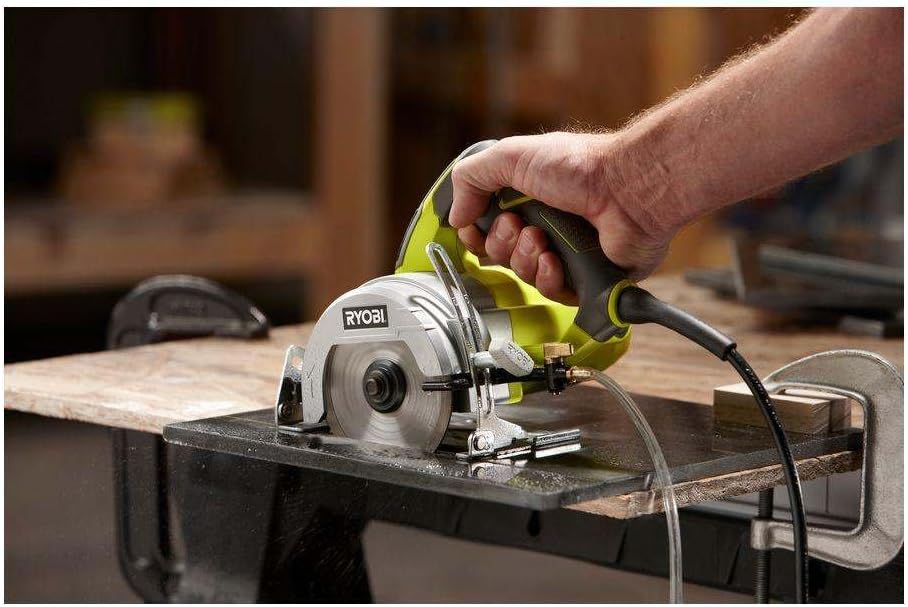 12 -AMPS 4 in. Blade Corded Wet Tile Saw