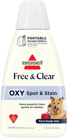Bissell Little Green PET OXY Spot & Stain Free & Clear Portable Deep Cleaner Formula, 32 fl. oz, 4310