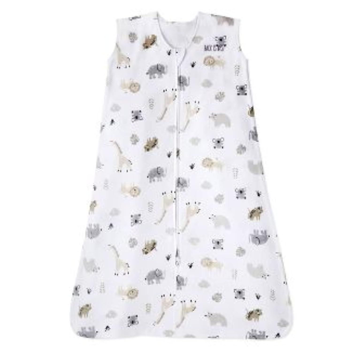 HALO SleepSack, 100% Cotton Wearable Blanket, Swaddle Transition Sleeping Bag, TOG 0.5, Animal Paint, Large, 12-18 Months
