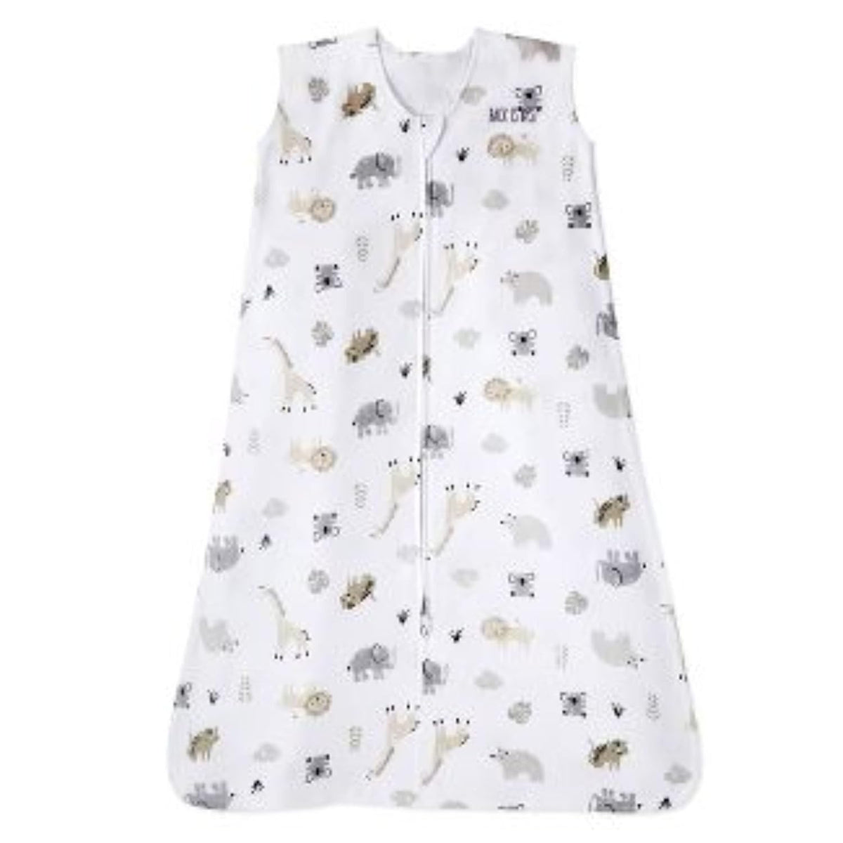 HALO SleepSack, 100% Cotton Wearable Blanket, Swaddle Transition Sleeping Bag, TOG 0.5, Animal Paint, Large, 12-18 Months
