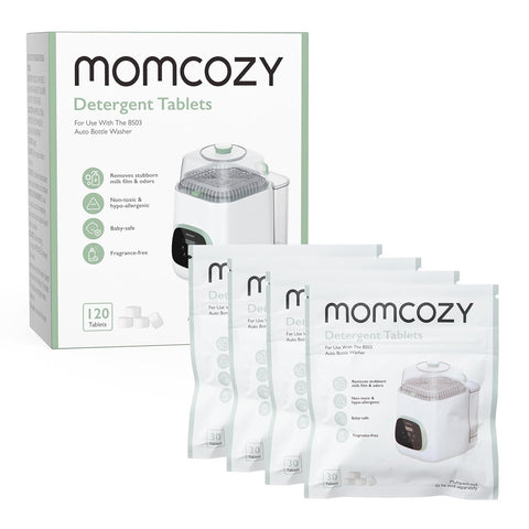 Momcozy Official Detergent Tablets for Momcozy Bottle Washers, 120 Tablets