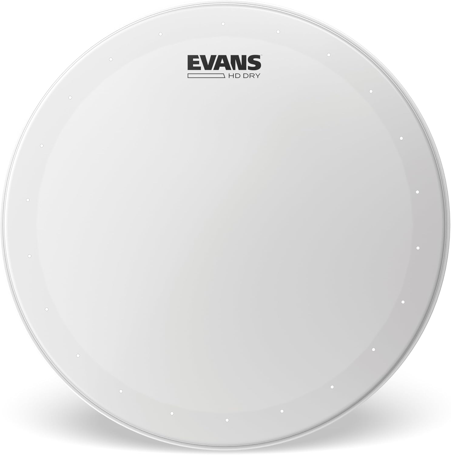 Evans Genera HD Dry Snare Drum Head - 14 Snare Drum Head - Featuring Vent Holes to Control Sustain & Tighten Sound - Overtone Control - Coated with 2 Plies - 14 Inch