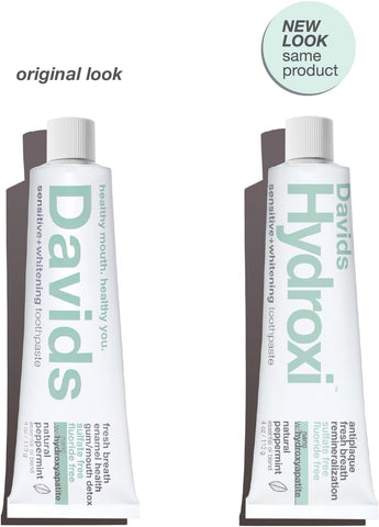 Davids Nano Hydroxyapatite Toothpaste Sensitive + Whitening Peppermint 4oz