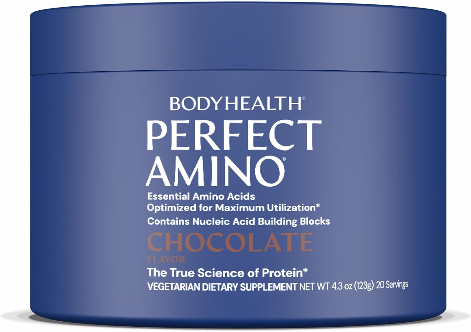 BodyHealth PerfectAmino - BCAA and EAA Powder for Pre and Post Workout - Amino Acid Energy Drink for Men and Women to Support Lean Muscle and Recovery - Chocolate - 20 Servings