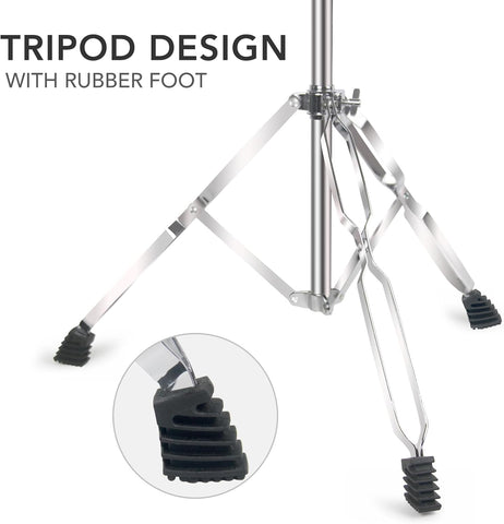 Boom Cymbal Stand for Mounting Crash, Ride, Splash Cymbals (2 Pack)