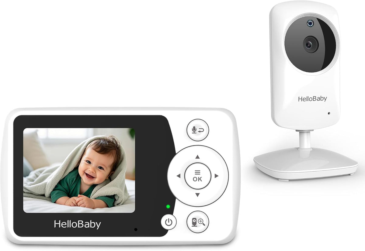 HelloBaby 2.4" Video Baby Monitor with Camera and Audio