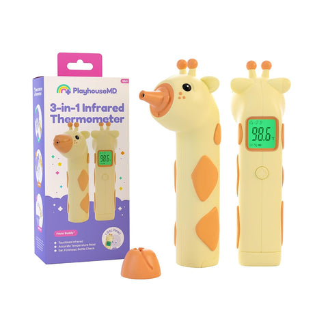 Playhouse MD Giraffe Baby & Kids No-Touch Forehead & Ear Thermometer