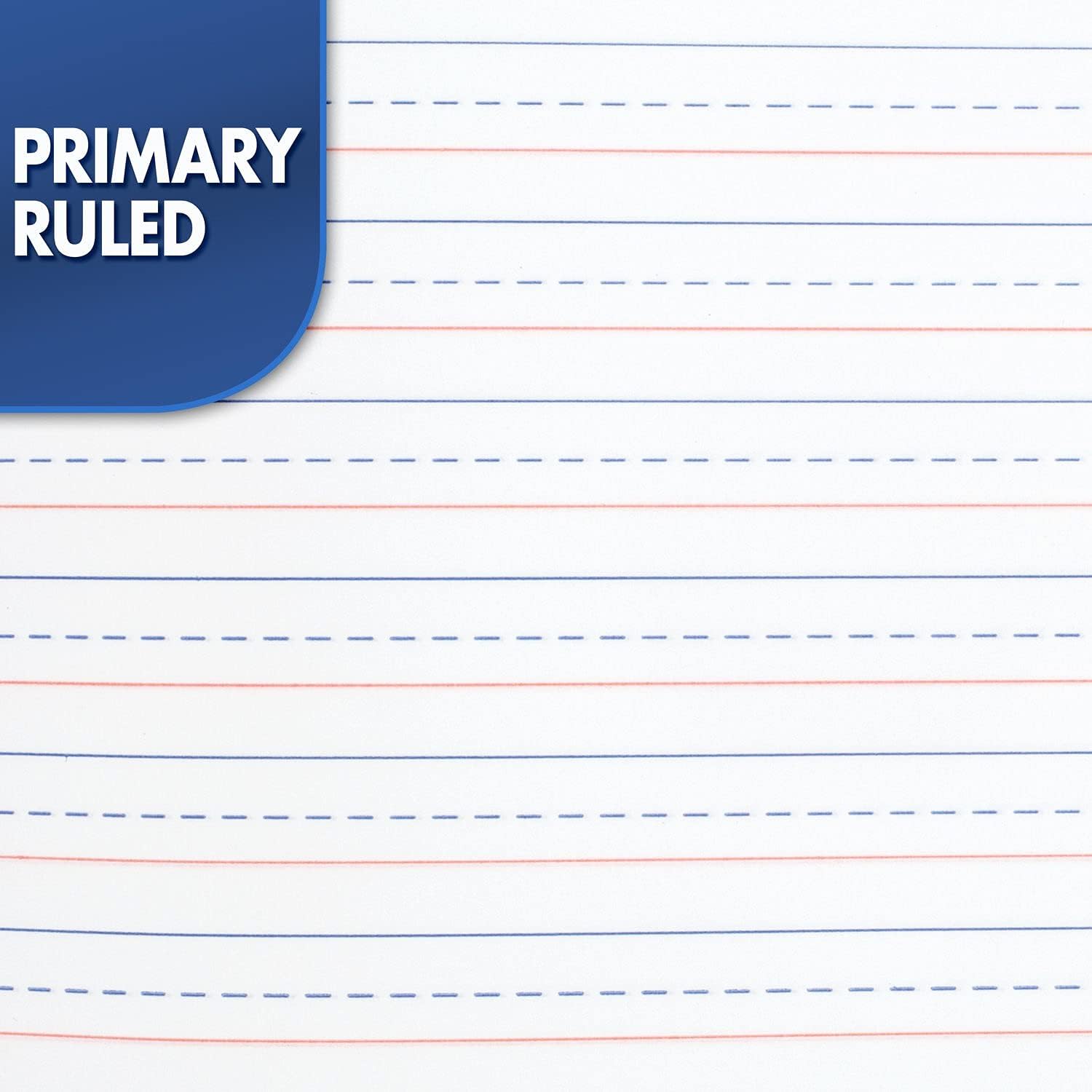Mead Primary Composition Book, Primary Ruled Journal, Grades K-2, 7-1/2" x 9-3/4", 100 Sheets, Blue Marble (09902)