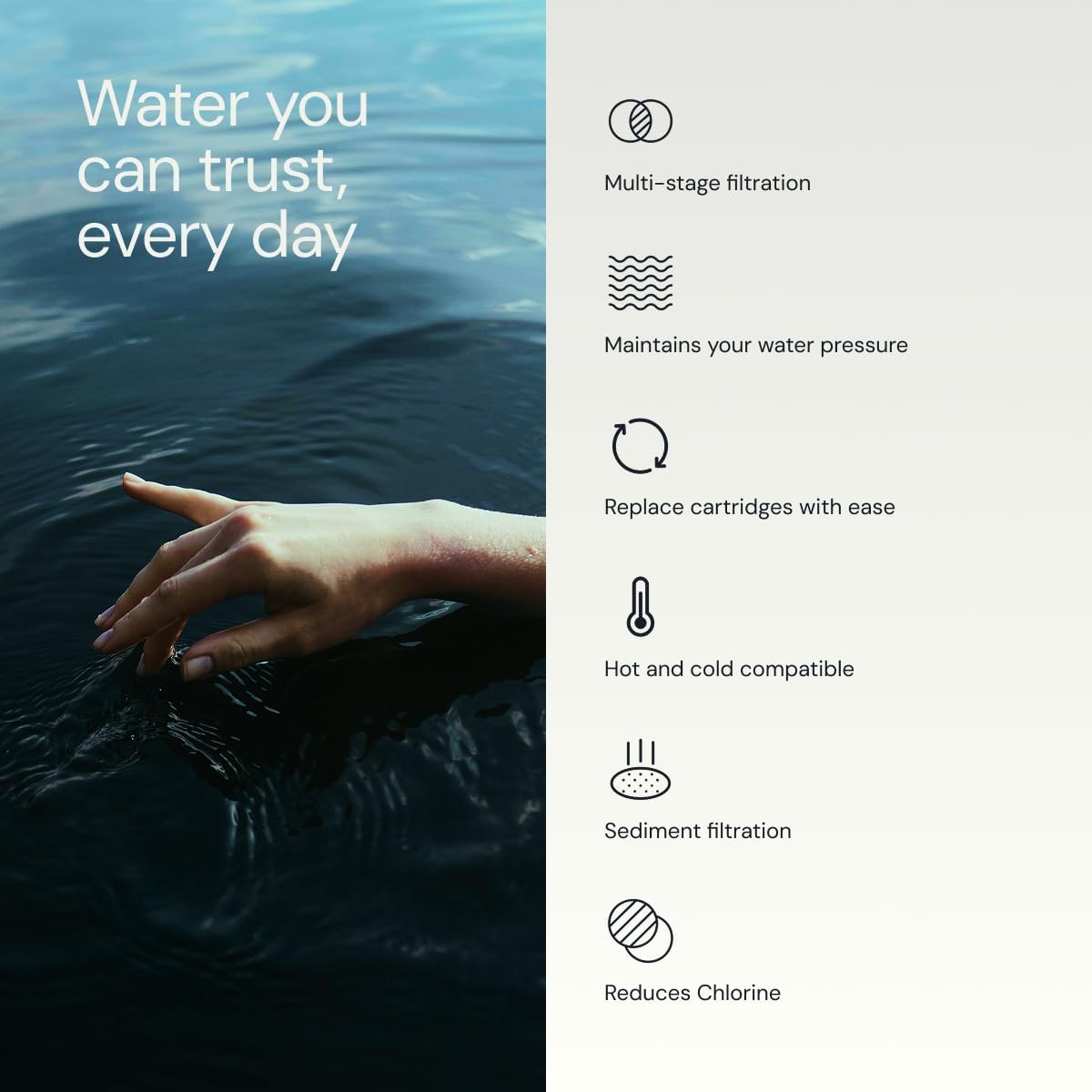 Aquabliss High Output Revitalizing Shower Filter - Reduces Dry Itchy Skin, Dandruff, Eczema, and Dramatically Improves The Condition of Your Skin, Hair and Nails - Chrome (SF100)