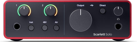 Focusrite Scarlett Solo 4th Gen USB-C Audio Interface
