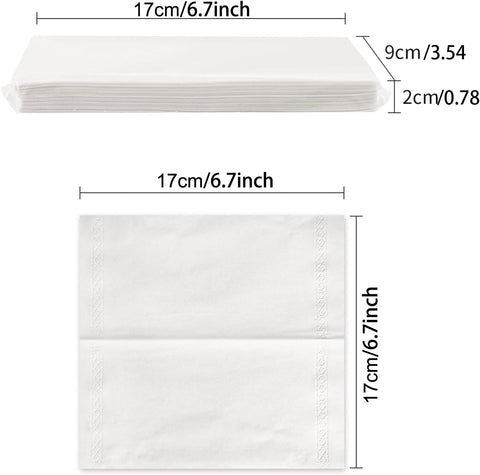 Car Tissue Refills,Facial Napkin Refills for Car Visor tissue holder,300 Sheets, 6 Packs (6 Pack)