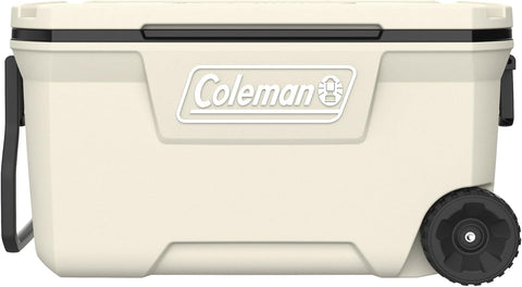 Coleman Classic Series Insulated Portable Rolling Cooler with Wheels, Leak-Resistant Outdoor Hard Cooler Keeps Ice up to 5 Days