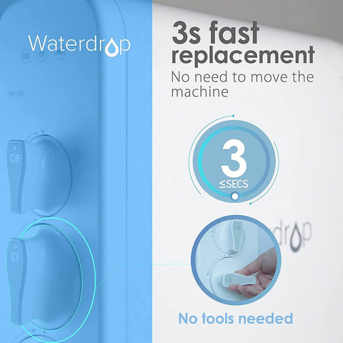 Waterdrop G3-N1CF Filter, Replacement for G3-W & G3P600 & G3P800 RO System